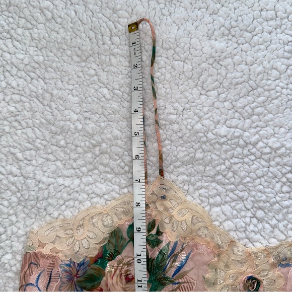 Vintage Gold Label Victoria’s Secret lace nightie nightgown slip floral pink L - Picture 6 of 9